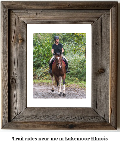 trail rides near me in Lakemoor, Illinois